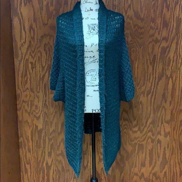 Zara Sweaters - Zara Knit Knitted Cardigan Poncho